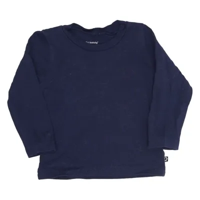T-shirt à manches longues (Bleu) de Katvig Élasthane, Coton biologique