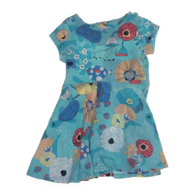 Dress (Blue, Yellow, Pink, White, Multicolored) from Polarn O. Pyret Cotton, Elastane