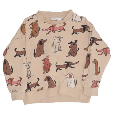 Sweatshirt (Beige, Meerkleurig) van Mini Gina Tricot Katoen