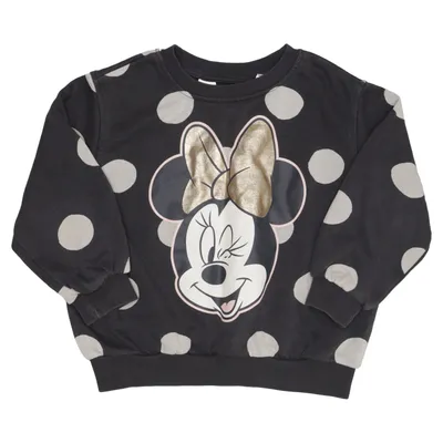 Sweatshirt (Gray, White, Gold) from H&M x Disney Cotton, Polyester