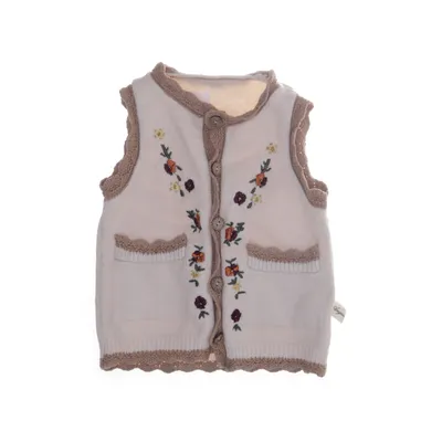 Väst (Beige, Brun) från Angou Bomull