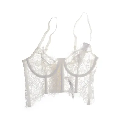 Bustier (Vit) från Anthropologie Elastan, Polyamid