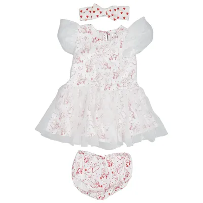 Ensemble (Blanc, Rouge) de Disney Baby Coton biologique