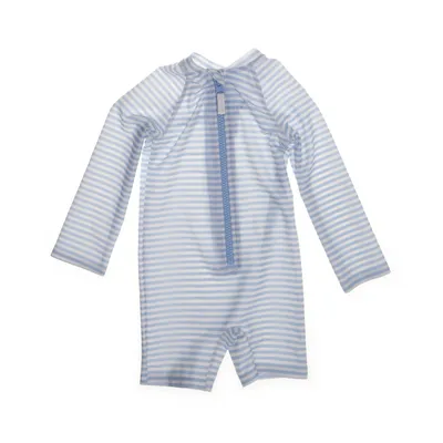 Badpak (Blauw, Wit) van H&M Elastaan, Polyester