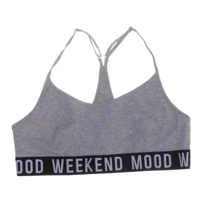 Sport-bh (Grijs) van Gina Tricot Lingerie Katoen, Elastaan