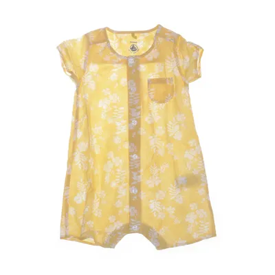 Sparkdräkt (Gul, Vit) från Petit Bateau Bomull