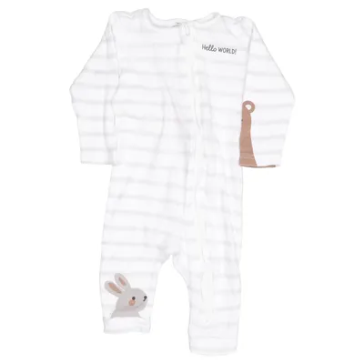 Barboteuse (Blanc, Gris) de Coccodrillo Coton