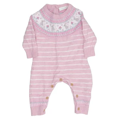 Rompers (Pink, White) from Jojo Maman Bébé Cashmere, Polyamide, Viscose, Wool