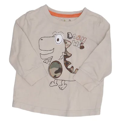Långärmad t-shirt (Beige) från Jumping Beans Bomull