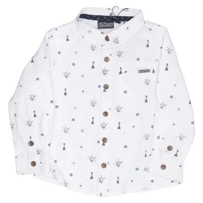 Chemise (Blanc, Bleu) de Samson