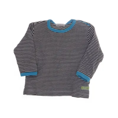 Långärmad t-shirt (Brun, Vit, Blå) från Loud + Proud Ekologisk bomull