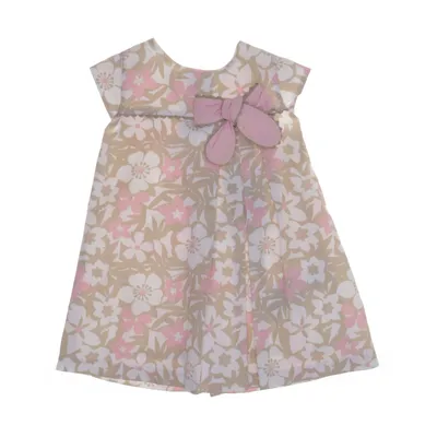 Dress (Beige, Multicolored) from Mayoral Chic Cotton, Polyester