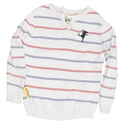 Pull-over (Blanc, Rouge, Bleu) de Pippi Långstrump Coton