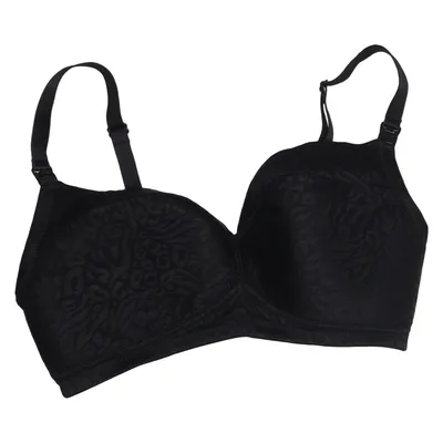 Bra (Black) from Ivory Rose Cotton, Elastane, Polyamide, Polyester, Polyurethane