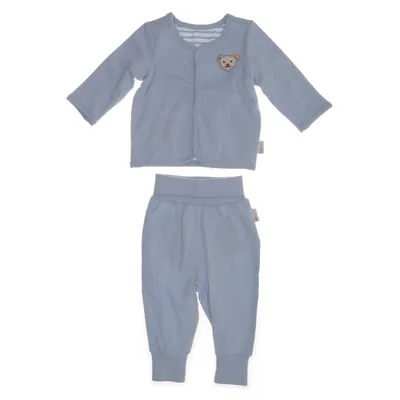 Set (Blauw) van Steiff Katoen, Elastaan