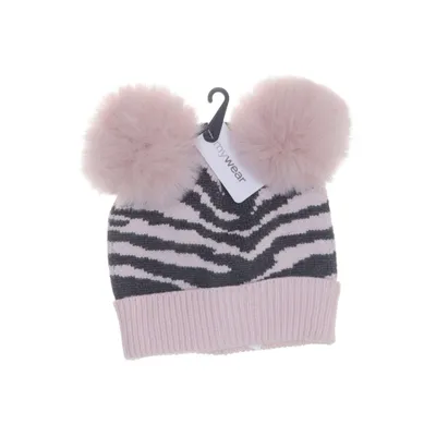 Bonnet à pompon (Rose, Gris) de MyWear Polyamide, Polyester, Viscose