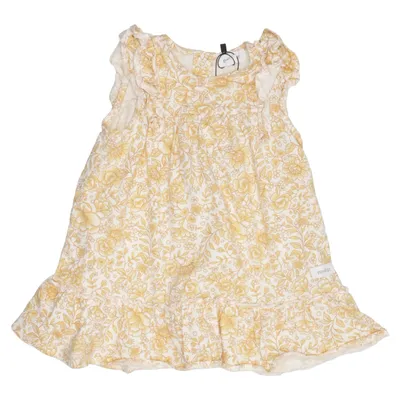 Dress (Yellow, White) from Newbie by KappAhl Cotton