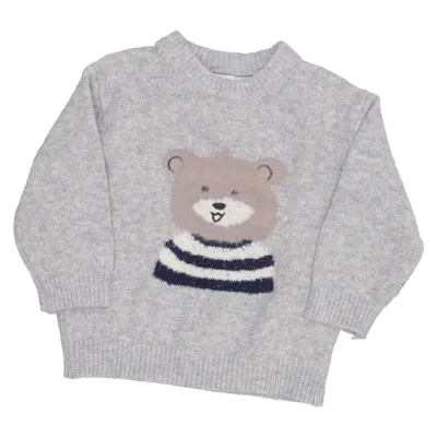 Sweater (Gray) from Zara Acrylic, Elastane, Polyester