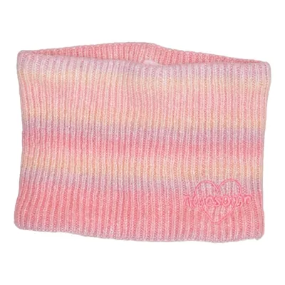 Neck warmer (Pink, Multicolored) from Dopo Dopo Girls Acrylic, Polyamide, Polyester