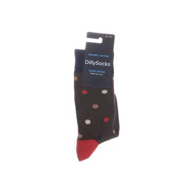 Strumpor (Retro Dots) från Dilly Socks Elastan, Ekologisk bomull, Polyamid, Återvunnen polyester