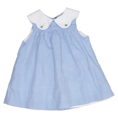 Dress (Blue, White) from Jacadi