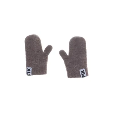 Wanten (Bruin) van Fix Polyester, Wol