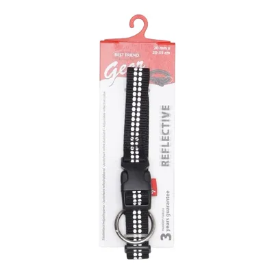 Honden halsband (Zwart, Zilver) van Gear