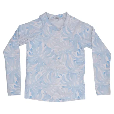 UV beschermende kleding (Blauw, Wit) van IA BON Elastaan, Polyamide