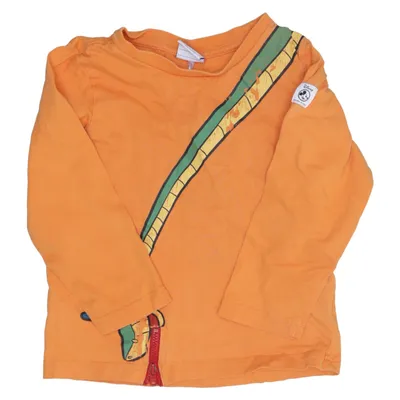 T-shirt à manches longues (Orange) de Disney x Polarn O. Pyret Coton biologique