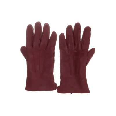 Leather gloves (Red) from Markberg