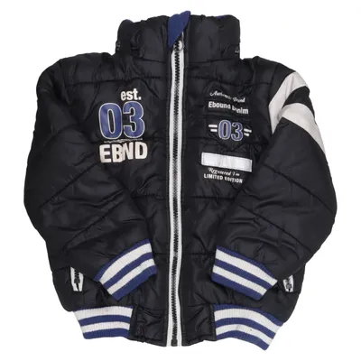 Winter jacket (Black, White, Blue) from E-Bound Polyester
