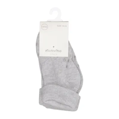 Socks (Gray) from Minymo Cotton, Elastane, Polyamide, Polyester