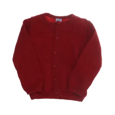 Kofta (Röd) från Petit Bateau Bomull, Ull