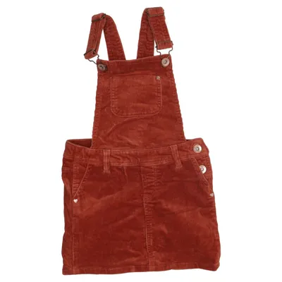Dungaree dress (Brown) from Garcia Cotton, Elastane