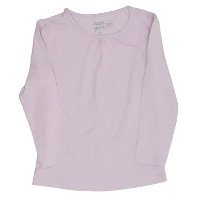 T-shirt à manches longues (Violet) de Basic You Élasthane, Coton biologique