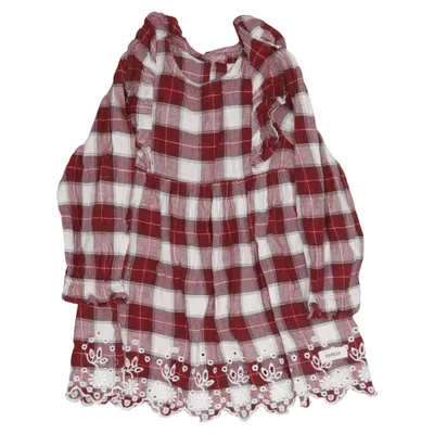 Dress (Red, White) from Newbie by KappAhl Cotton