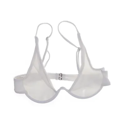 Bikini top (Hvid) fra Zaful Elastan, Polyester