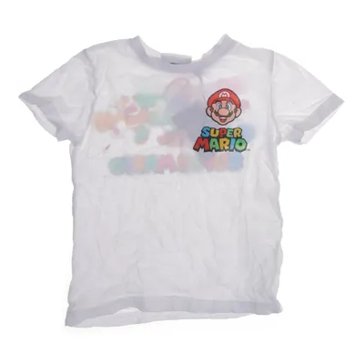 T-shirt (Blanc, Multicolore) de Super Mario Coton