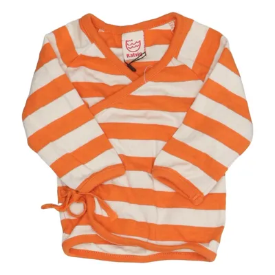Cardigan cache-cœur (Orange, Beige) de Katvig Coton