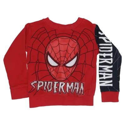 Sweatshirt (Red, Blue, Multicolored) from Spiderman Cotton
