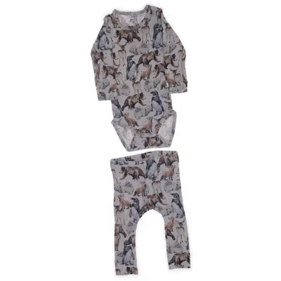 Set (Beige, Flerfärgad) från Name It Elastan, Modal, Ekologisk bomull