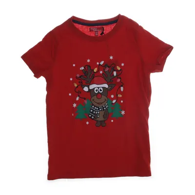 T-shirt (Rouge, Multicolore) de Christmas Collection Coton