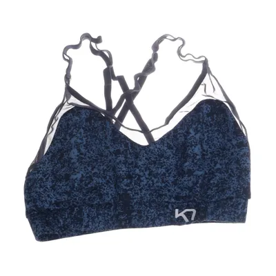 Sport-bh (Blauw, Zwart) van Kari Traa Elastaan, Polyester
