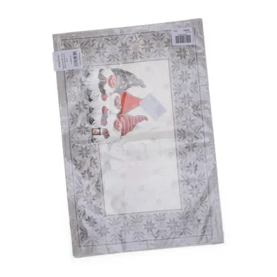 Placemat (Grijs, Rood, Wit)