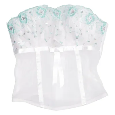 Bustier (Hvid, Turkis) fra Reality