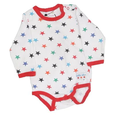 Body (Hvid, Flerfarvet) fra Baby by Lindex Bomuld, Elastan