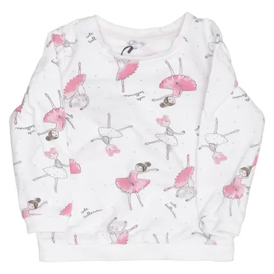 Sweatshirt (Wit, Roze, Meerkleurig) van So Cute Katoen
