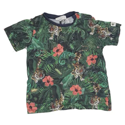 T-shirt (Vert, Multicolore) de Nathalie Lété x H&M Coton