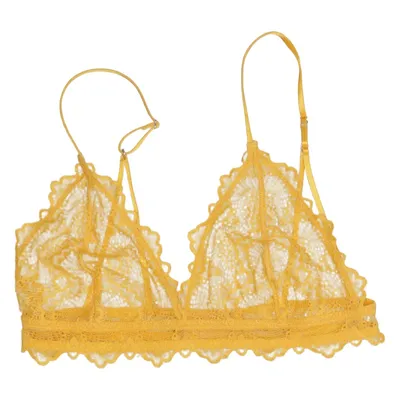 Brassière (Jaune) de Understatement Élasthane, Polyamide