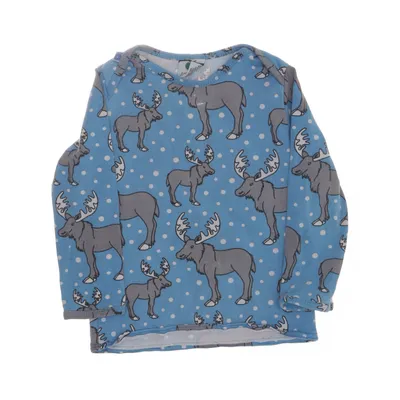 Long sleeve T-shirt (Blue, Gray, White, Multicolored) from Småfolk Elastane, Organic cotton